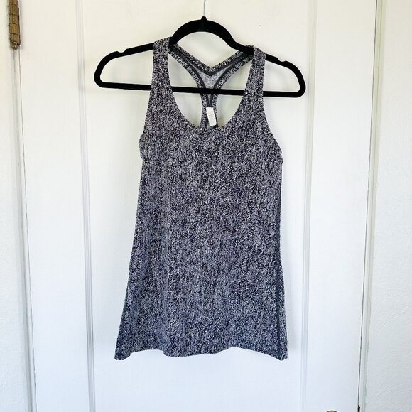 Lululemon | Cool Racerback II Athletic Tank in Luon Irregular Denim Twill Size 8 - Picture 3 of 6
